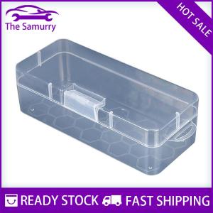 Samurry ✨Hot Sale✨ 1Pcs Nail Pen Case Box PP Material Transparent Nail Brush Box Pouch Stationery School Pencil Case Supplies Pencil Storage