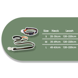 Hamshmoc chịu lực cao Nylon cổ áo dây xích Combo trượt điều chỉnh D-Ring rối miễn phí clip đính kèm Vòng xé kháng