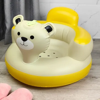 Inflatable Baby Sofa Inflatable Baby Chair With Foam Foldable Portable Kids Learn To Sit Chair