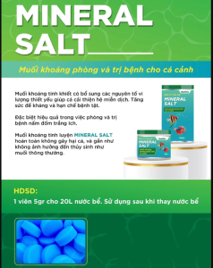 Muối khoáng cho cá cảnh phòng nấm dưỡng cá - Multi Mineral Salt
