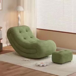 [CozyNest ]Rocking Chair Recliner Sofa Living Room Single Small Household Caterpillar Leisure Chair Lazy Sofa Chair