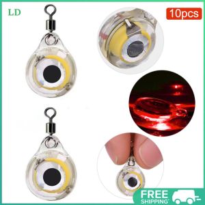 COD [Free Shipping] 10Pcs Fishing Lure Set - Mini Eye Shape Battery Operated for Effective Fishing in Seawater and Freshwater