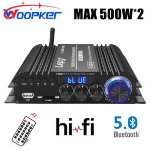 Woopker LP-269PRO 4.1 Channel Amplifier Bluetooth 5.0 Coaxial In USB SD FM Function Subwoofer Output Home Theater Amplifier
