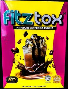 FITZTOX 100% ORIGINAL HQ DETOX KAWAL SELERA MAKAN SLIMMING KURUS KEMPIS PERUT LULUS KKM MOCHA