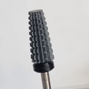 Mũi mài sứ (Ceramic Nail Drill Bit) hình thang răng thẳng đầu bằng chuyên dụng loại bỏ gel đánh bóng móng và làm sạch móng