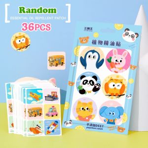 🇸🇬【SG stock】 36PCS MOSQUITO PATCH Plant-Based/DEET Free Cute  Cartoon Kids Insect Mosquito Repellent Patch