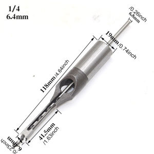 【Local Shipping】HSS Drill Bits Square Drill Bits Flush Chisel Drill Bits Square Hole Woodworking Drill Bit Tool