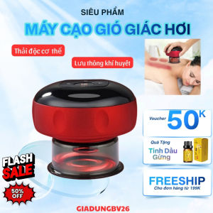 Máy giác hơi cao cấp HITOKO HG22 dụng cụ cạo gió pin khỏe dùng tại nhà giúp massage thư giãn lưu thông khí huyết