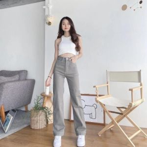 celana kulot jeans highwaits