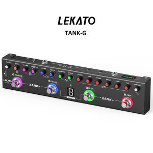 LEKATO Tank-G Multi-Effects Guitar Pedal 36 Presets Editable 8 IR Cab Amp Delay Reverb Guitar Effects Pedal
