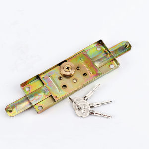 Universal Rolling Shutter Door Anti-theft Door Lock Middle Or Bottom Household Safety Belt Key Solid Square Tongue Internal Lock