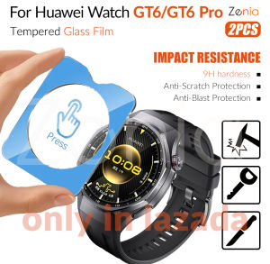 Zenia 2pcs Full Screen Protector Film for Huawei Watch GT 6 Pro 46mm GT6 41mm HD 9H 2.5D Tempered Protective Glass Explosion-proof Anti Scratch Film Accessories Replacement