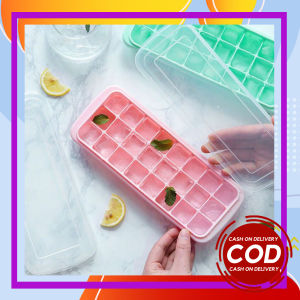 Cetakan Es Bahan Silikon Elastis 24 Lubang Serbaguna - Cetakan Es Batu / Cetakan Cokelat / Cetakan Puding dll