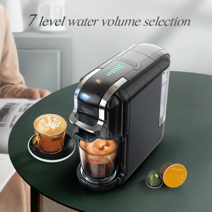 HiBREW 5 in 1 Capsule Coffee Machine Hot/Cold Dolce Gusto Milk ...