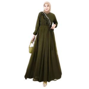 Dress Wanita Korean Style MILLA DRESS CERUTY BABYDOLL APK MUTIARA FULL PURING Dress Kondangan Wanita