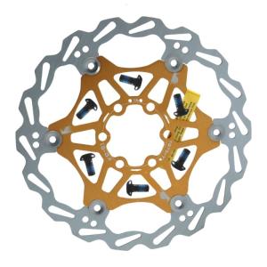 Mountain Bike Disc Brake Rotor Set with Installation Screws Hydraulic Brake Disc for Smooth Cycling