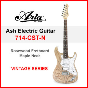 ARIA (714-CST-N) 714 Series Ash Electric Guitar Japan (Gitar Elektrik Murah Cutaway) 电吉他