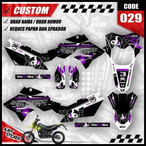 DECAL KAWASAKI DTRACKER - BOLEH REQUES NAMA KALIAN . AJRT.RA.029
