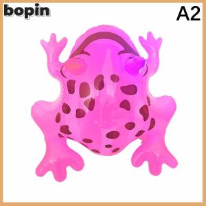 Bopin Glowing Inflatable Green Bouncing Frog Toad Ballon Jungle Animal Toy Funny Kids Party Gift Birthday Wedding Decoration