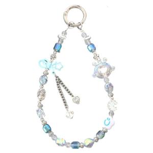 Women Girls Cellphone Pendant Mobilephone Hanging Cord Elegant Handmade Beaded Telephone Strap Fashion Accessory