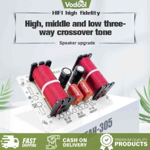 [VSC] 3 Way Crossover Circuit Speaker Treble Midrange Bass Filter Refit Modules