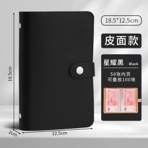 Belfoyer กระเป๋าสตางค์สุภาพสตรีแบบใหม่สมุดบันทึกเงินสดพร้อมรหัสล็อคกระเป๋าเก็บเอกสารที่ระลึก