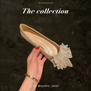 35-43 kích thước lớn phụ nữ mũi nhọn Giày Ba lê bệt mềm mại thoải mái Giày dáng thuyền làm việc