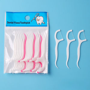 Portable dental floss  refillable dental floss case for travel automatically pops out dental floss storage
