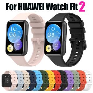 (Only Straps) Soft Silicone Band Replacement Strap for Huawei watch fit 2 Fit2 Wristband