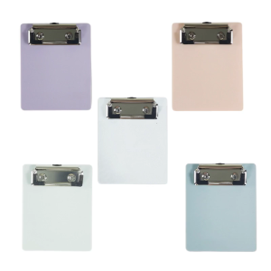 Small Clipboard Writing Board with Strong Metal Clamp for Business Meetings and Office School Classroom Cafe Restaurant