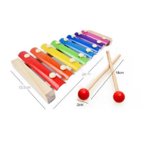 Đàn gỗ 8 quãng đồ chơi âm nhạc phát triển trí tuệ cho bé giáo cụ montessori