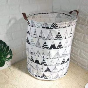 Foldable Large Clothes Toy Storage Box (50CM X40CM) Waterproof Laundry Bucket Storage Basket