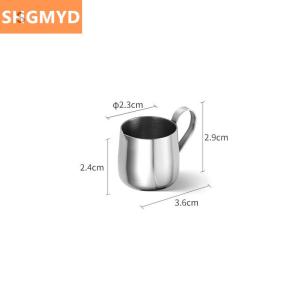 [COD] SHGMYD 304 Stainless Steel Mini Milk Jugs Pointed Flower Jar Durable Small Milk Jigger Coffee Tool Cup Pitcher Milk Coffee Frothing Jug