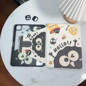 NEW✅เคสลายการ์ตูนน่ารัก เคสไอแพดเจน 11/gen10  M3- Air7Air6 Air11 pro11gen9 gen11  A16 2025 Air4/5 360°rotation พร้อมถาดใส่ปากกา