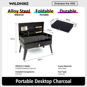 Folding charcoal barbecue grill portable outdoor barbecue grill barbecue pit charcoal barbecue grill smoker barbecue grill grill for gardens patios camping beaches balconies and entertainment.