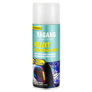 450ml สีสเปรย์ล้างหมวกกันน็อกแบบไม่เปียกนำ้ สีสเปรย์ล้างอุปกรณ์สวมใส่ ล้างสะอาด ลอกลิ่นเหม็น