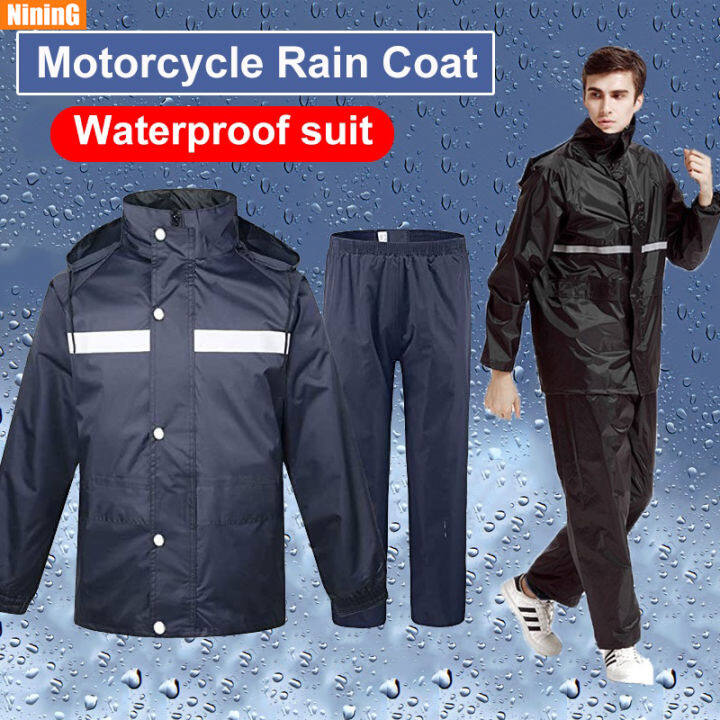 Motorcycle Rain Coat Waterproof Baju Hujan Motor Bicycle Outdoor ...