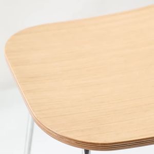 High Chair Bar Stool Dining Chair Bar Chair Bar Stool Chair With Cushion Nordic solid wood stool with iron frame high-legged leisure bar stool simple design