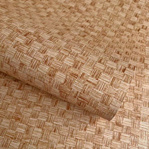 Chinese Style Bamboo Mat Pattern Self-adhesive Wallpaper Retro Style Restaurant and Study Imitation Bamboo Woven PVC Wallpaper