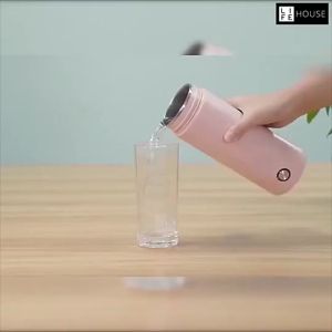 【3 Pin Plug】Portable Electric Kettle Stainless Steel Water Boiler Electric Cerek Elektrik Heater Kettle Travel Kettle熱水壺