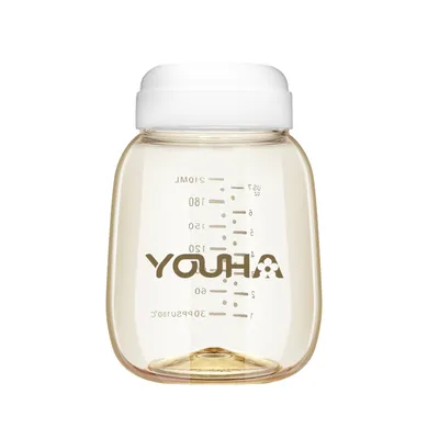 Youha ขวดยูฮา คอกว้าง ขวดเก็บน้ำนม ขวดปั๊มนมยูฮา 210 ml.