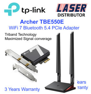 TP-Link Archer TBE550E BE9300 Wi-Fi 7 Bluetooth 5.4 PCIe Adapter (3 YEARS WARRANTY)