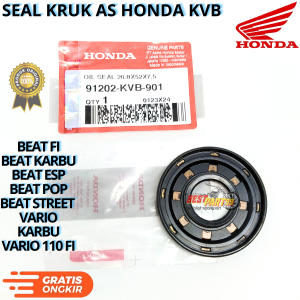 Seal kruk as honda KVB  untuk motor BEAT FI BEAT KARBU BEAT ESP BEAT POP BEAT STREET VARIO KARBU VARIO 110 FI. AHM berkualitas original asli ori dan presisi