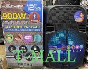 DB Audio BLUETREK PA-1244h 900w Portable Mobile Trolley Bluetooth Speaker (900w) (1Free Wireless Mic)