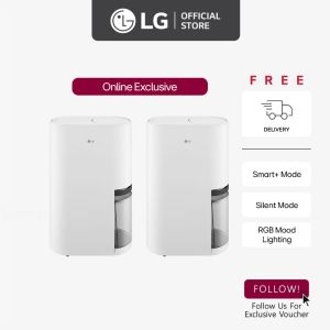 [New] [Online Exclusive] [Pre-Order] LG DD14GMWE0 26L PuriCare™ Dehumidifier [Bundle of 2] | Dual Inverter | UVnano
