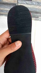 Sepatu Sandal Perempuan Upper Rajut Import Teplek Flat