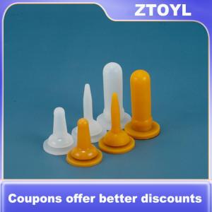 【ZTOYL】 Pet ăn núm vú mini mèo Silicone ăn núm vú giả cho trẻ sơ sinh mèo con Puppy động vật nhỏ Pet ăn núm vú