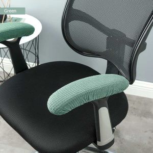 1 Pair Office Seat Chair Armrest Covers Elastic Gaming Chair Arm Rest Protector Stretch Slipcovers