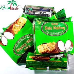 Bánh Dừa Nướng Bảo Linh - Đặc Sản Truyền Thống Quảng Nam - Thơm Ngon Giòn Béo Ít Ngọt - Gói 180g