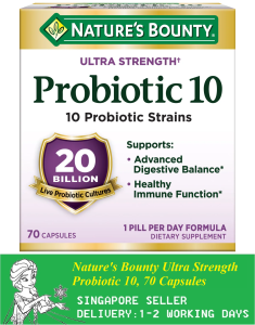 Natures Bounty Ultra Strength Probiotic 10 70 Capsules(Exp:2/2027)